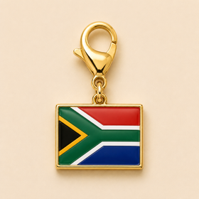 Charm drapeau Afrique du Sud Travelory