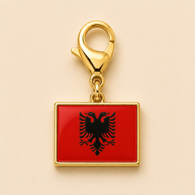 Charm drapeau Albanie Travelory